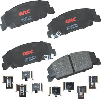 GRC GCD273 - Комплект спирачно феродо, дискови спирачки vvparts.bg