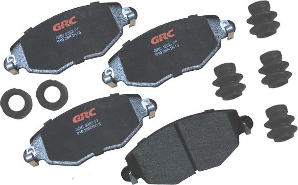 GRC GMD910 - Комплект спирачно феродо, дискови спирачки vvparts.bg