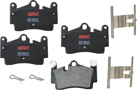 GRC GMD978 - Комплект спирачно феродо, дискови спирачки vvparts.bg