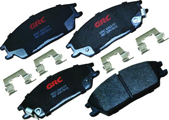 GRC GMD497 - Комплект спирачно феродо, дискови спирачки vvparts.bg