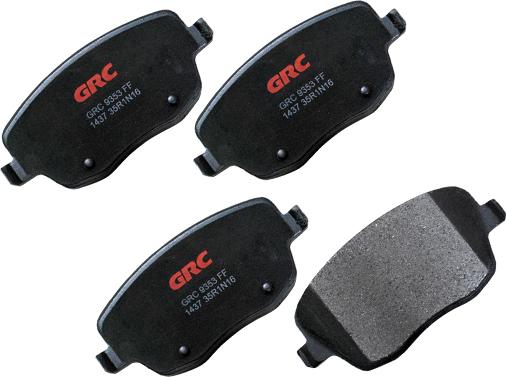 GRC GMD1437 - Комплект спирачно феродо, дискови спирачки vvparts.bg
