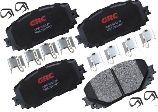 GRC GMD1628 - Комплект спирачно феродо, дискови спирачки vvparts.bg