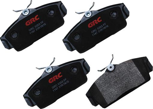 GRC GMD1147 - Комплект спирачно феродо, дискови спирачки vvparts.bg