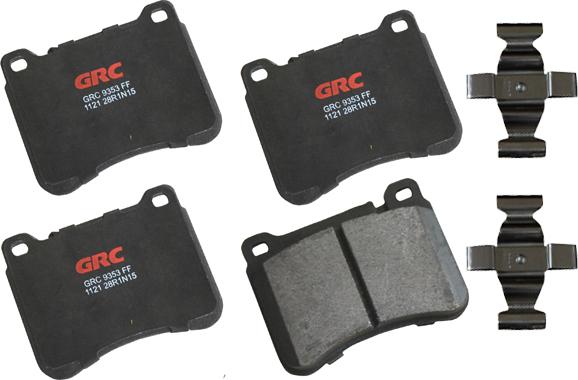 GRC GMD1121 - Комплект спирачно феродо, дискови спирачки vvparts.bg