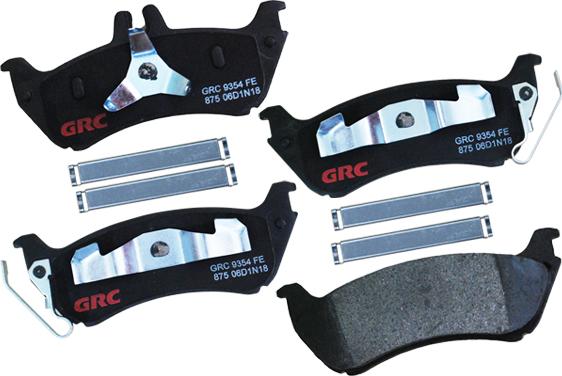GRC GMD875 - Комплект спирачно феродо, дискови спирачки vvparts.bg