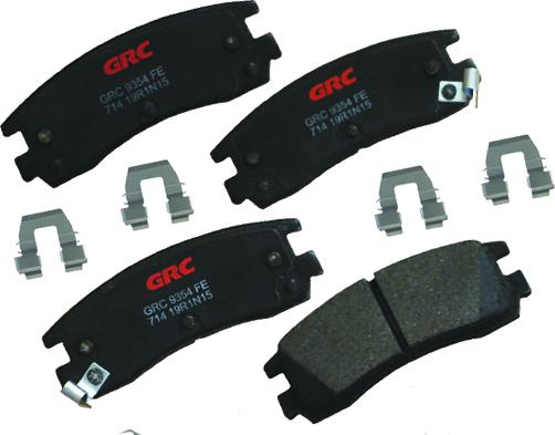 GRC GMD714 - Комплект спирачно феродо, дискови спирачки vvparts.bg