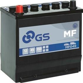 GS MF049 - Стартов акумулатор vvparts.bg