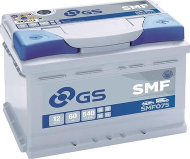 GS SMF075 - Стартов акумулатор vvparts.bg