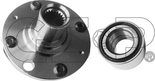 GSP 9422027K - Главина на колелото vvparts.bg