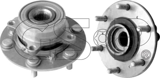 GSP 9330007 - Комплект колесен лагер vvparts.bg