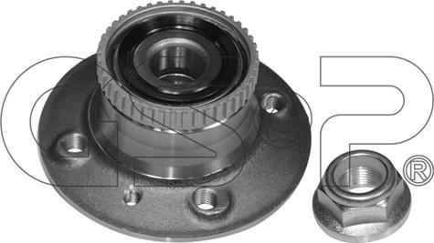 GSP 9225006F - Комплект колесен лагер vvparts.bg