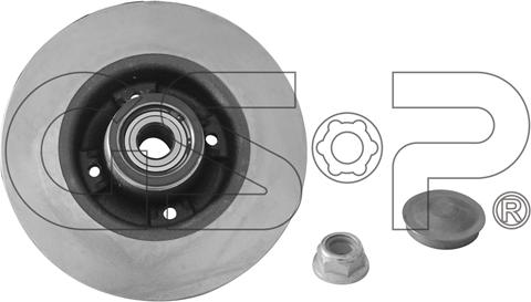 GSP 9225019K - Спирачен диск vvparts.bg