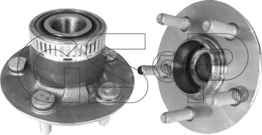 GSP 9228047 - Комплект колесен лагер vvparts.bg