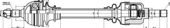 GSP 245160 - Полуоска vvparts.bg