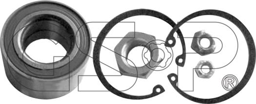 GSP GK0593 - Комплект колесен лагер vvparts.bg