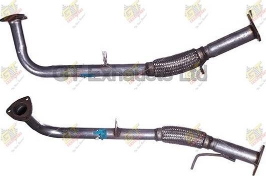 GT Exhausts G301266 - Изпускателна тръба vvparts.bg