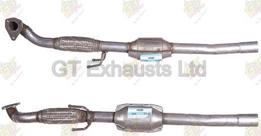 GT Exhausts G380201 - Катализатор vvparts.bg