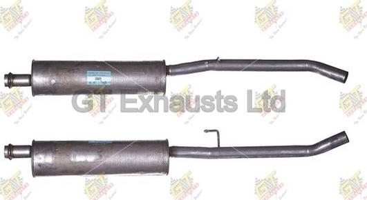 GT Exhausts GCN451 - Средно гърне vvparts.bg