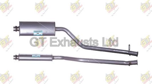 GT Exhausts GCN468 - Средно гърне vvparts.bg