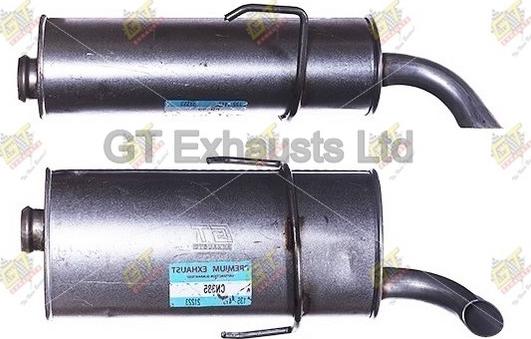 GT Exhausts GCN385 - Крайно гърне vvparts.bg