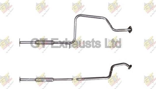 GT Exhausts GDN451 - Средно гърне vvparts.bg