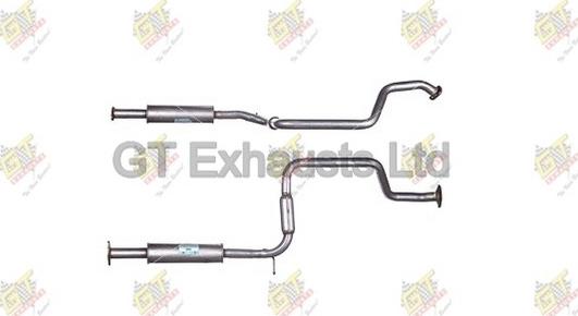 GT Exhausts GDN453 - Средно гърне vvparts.bg