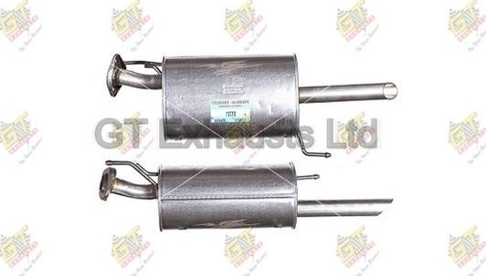 GT Exhausts GDN695 - Крайно гърне vvparts.bg