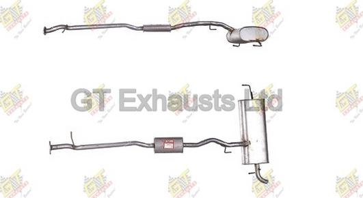 GT Exhausts GDN658 - Средно гърне vvparts.bg