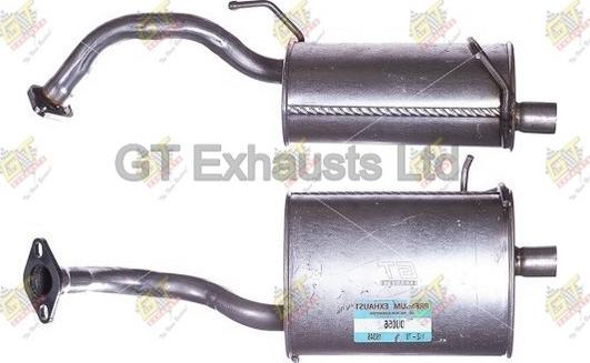 GT Exhausts GDU056 - Крайно гърне vvparts.bg