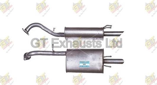 GT Exhausts GDW025 - Крайно гърне vvparts.bg