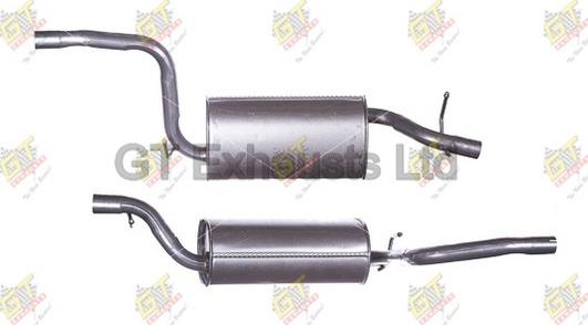 GT Exhausts GFE911 - Средно гърне vvparts.bg