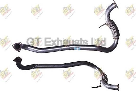 GT Exhausts GFE536 - Изпускателна тръба vvparts.bg