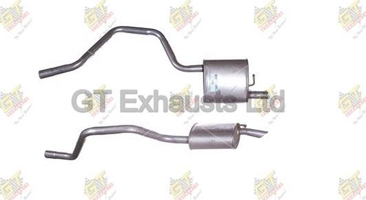 GT Exhausts GFE632 - Крайно гърне vvparts.bg