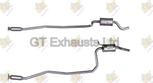 GT Exhausts GFE057 - Средно гърне vvparts.bg