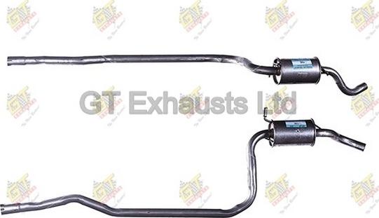 GT Exhausts GFE082 - Средно гърне vvparts.bg