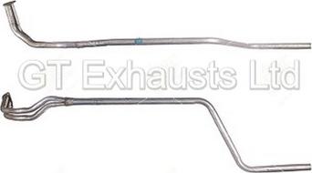 GT Exhausts GFT230 - Изпускателна тръба vvparts.bg