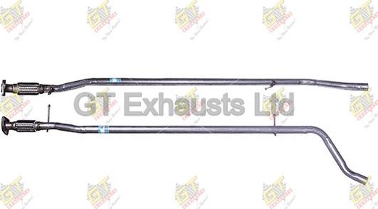 GT Exhausts GFT785 - Изпускателна тръба vvparts.bg