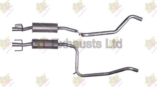 GT Exhausts GGM152 - Средно гърне vvparts.bg