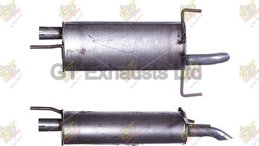 GT Exhausts GGM264 - Крайно гърне vvparts.bg