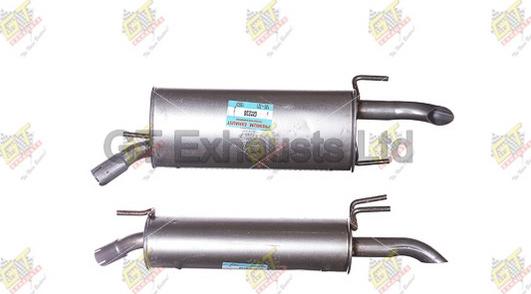 GT Exhausts GGM238 - Крайно гърне vvparts.bg