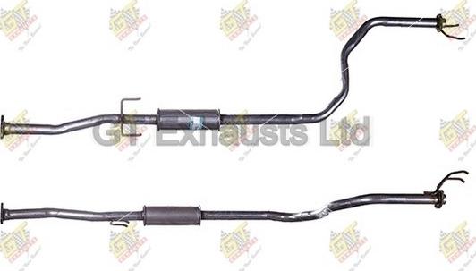 GT Exhausts GHA248 - Средно гърне vvparts.bg