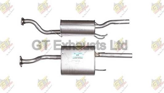 GT Exhausts GHA263 - Крайно гърне vvparts.bg