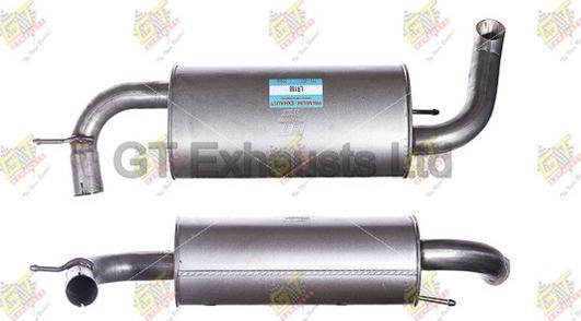 GT Exhausts GLR188 - Крайно гърне vvparts.bg