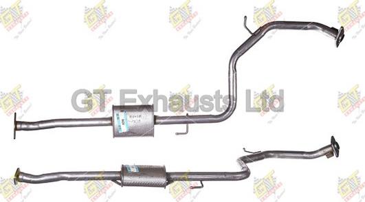 GT Exhausts GMA234 - Средно гърне vvparts.bg