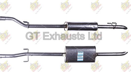 GT Exhausts GMZ430 - Средно гърне vvparts.bg