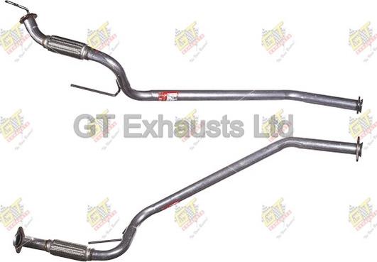 GT Exhausts GMZ359 - Изпускателна тръба vvparts.bg