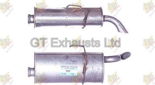 GT Exhausts GPG497 - Крайно гърне vvparts.bg