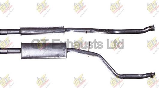 GT Exhausts GPG569 - Средно гърне vvparts.bg