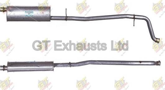 GT Exhausts GPG588 - Средно гърне vvparts.bg