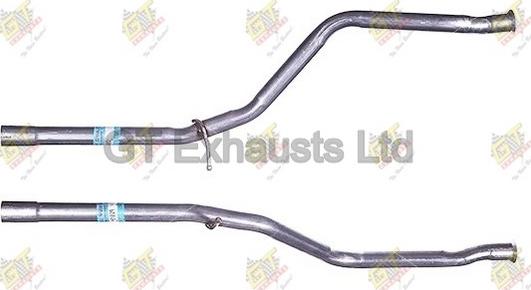 GT Exhausts GPG615 - Изпускателна тръба vvparts.bg